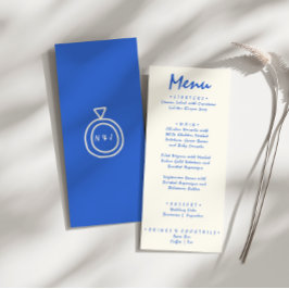 Menu Anel de Casamento Único de Desenho Retroativo Espe