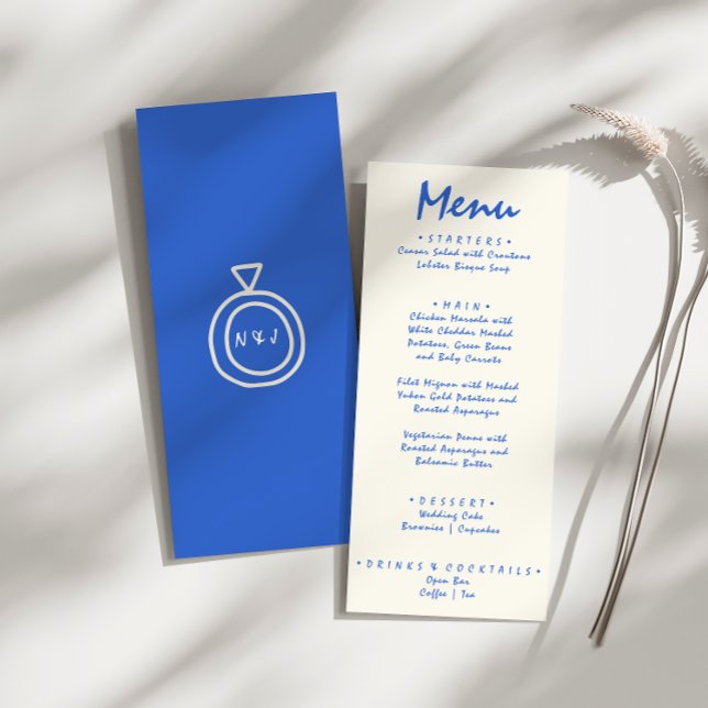 Menu Anel de Casamento Único de Desenho Retroativo Espe (Criador carregado)