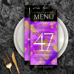 Menu Aniversário de Casamento de Ametist em 47° anivers