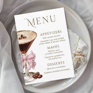 Menu Aniversário De Espresso Martini, Bit Mais Ant