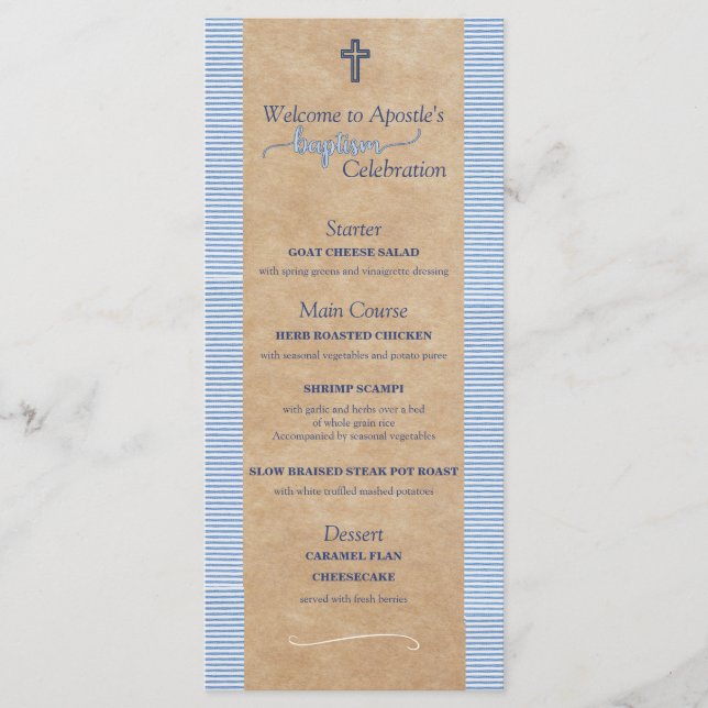 Menu Apostle (Frente)