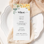 Menu Aquarela<br><div class="desc">Abas de cor d'água,  abelha floral Menu Correspondência disponível. Verifique a coleção.</div>