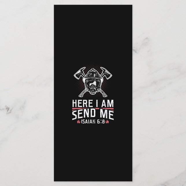 Menu Aqui Estou Enviando-Me Isaiah 68 Bombeiro (Frente)