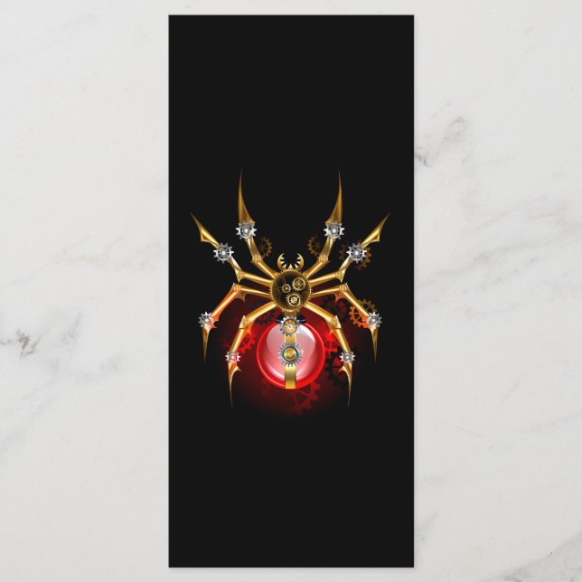 Menu Aranha-do-galo em preto (Frente)