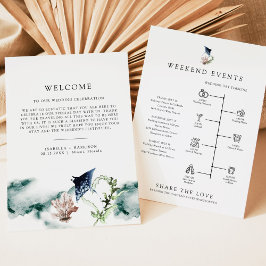 Menu ARIEL Tropical Beach - Carta de boas-vindas