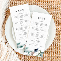Menu ARIEL Tropical Ocean Coral Manta Ray Beach