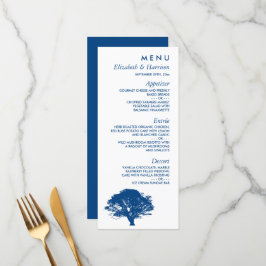 Menu Árvore de Carvalho Azul, Casamento Russo e Minimal