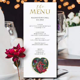 Menu Até que a morte nos faça parte do Gótico do dia da