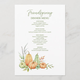 Menu Autumn Pumpkin Deixa Janto Russo de Amizade