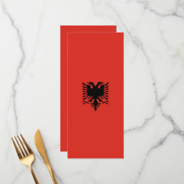Menu Bandeira albanesa