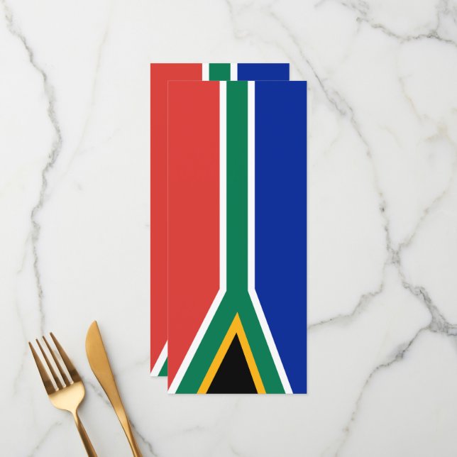 Menu Bandeira da África do Sul (Frente/Verso In Situ)