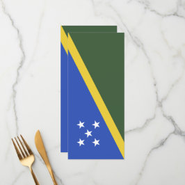 Menu bandeira das Ilhas Salomão