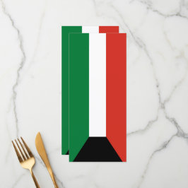 Menu bandeira do Kuwait