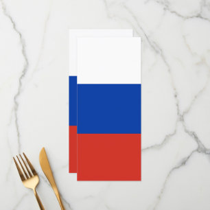 Menu bandeira russa