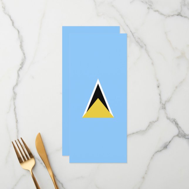 Menu bandeira santo Lúcia (Frente/Verso In Situ)