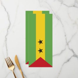 Menu bandeira São Tomé e Príncipe