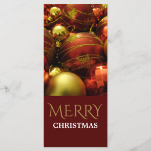 Menu Baubles de Natal