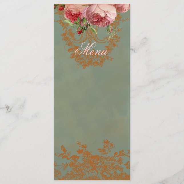 Menu Blenheim Rosa (Frente)