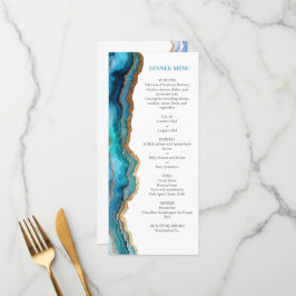 Menu Blue Gold Ágata Bar ou Bat Mitzvah