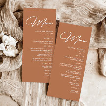 Boho Desert Burnt Orange Wedding