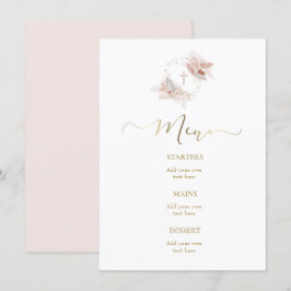 menu boho design