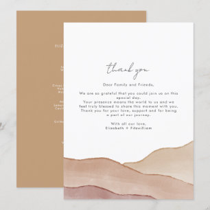 Menu Boho Watercolor Abstrato   Gentle Fawn