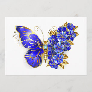 Menu Borboleta Safira Flor