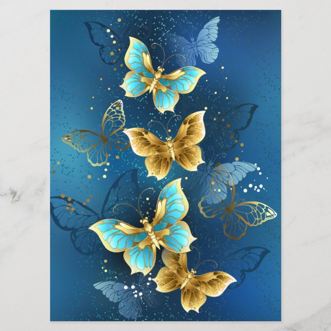 Menu Borboletas de ouro (Frente)