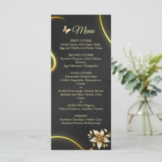 menu Borboletas do Ouro preto