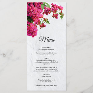 Menu Bougainvillea Casamento da Ilha Grega Mediterrânic