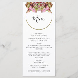 Menu Buquê de Noiva com Flores Silvestres Rústicas