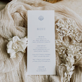 Menu CABO COD Seashell Wedding