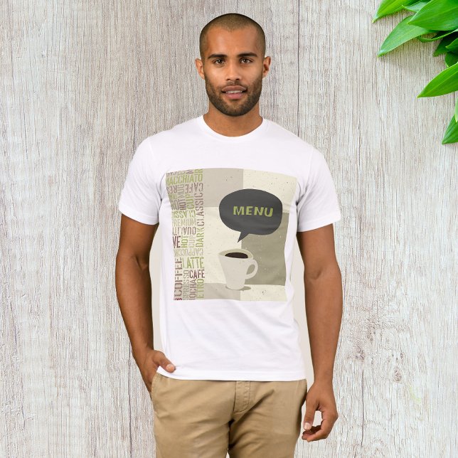 Menu Café Mens T-Shirt (Criador carregado)