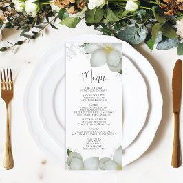 Menu Calliografia Floral Magnolia