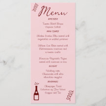Caprichosos Rabiscos Excêntricos Casamento Rosa 