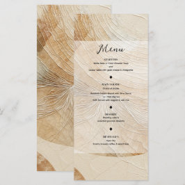 Menu Cardápio Boêmio Bohemiano Elemento Natural Neutro 