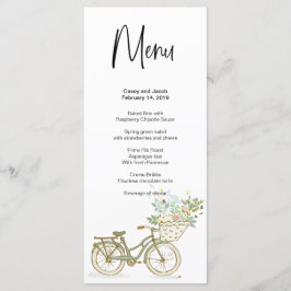Menu Cardápio Casamento, Aniversário ou Bicicleta de Ev