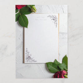Menu cardápio de casamento