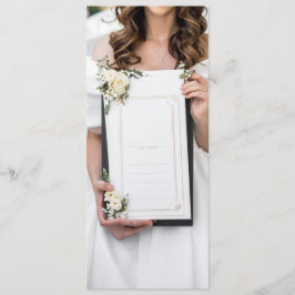 Menu cardápio de casamento