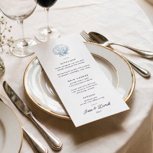 Menu Cardápio de Casamento de Destino