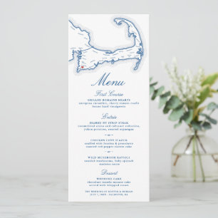 Menu Cardápio de Casamento do Coonamessett Inn