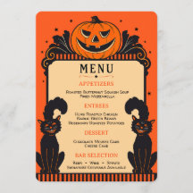 Cardápio de Casamento no Estilo Decoração Retro de