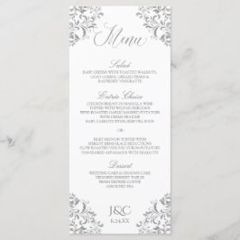 Menu Cardápio de Casamento Vintage Elegante | Nadine (C