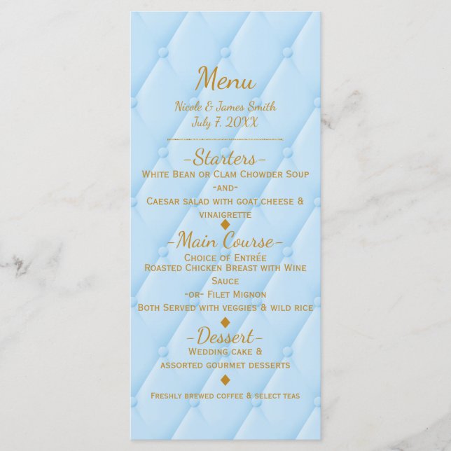 Menu Cardápio de Festa da Princesa do Conto de Fadas Re (Frente)