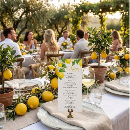 Menu Cardápio de Jantar de Aniversário Italiano em Aqua