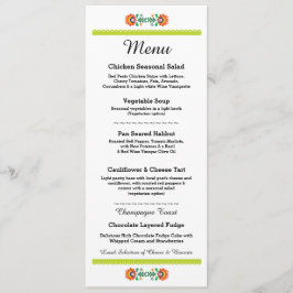 Menu Cardápio Festa Mexicana de Casamento Limão Recepçã
