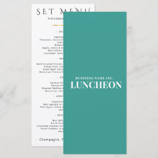 Menu Cardápio Minimalista Corporativo Elegante Ciano Br