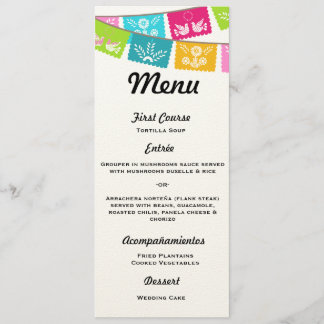 Menu Cardápio para Casamento ou Festa