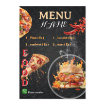Cardápio Pizzeria design 2026