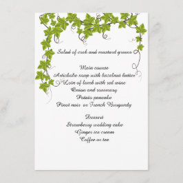 Menu Cardápio Plano de Casamento, Noivado, Chá de Panel